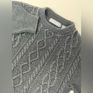 Womans Oscar De La Renta Black Long Sleeve Sweater Size Small Cotton Blend GHL5.